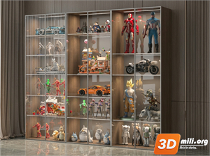 Decorative cabinet Skp Files